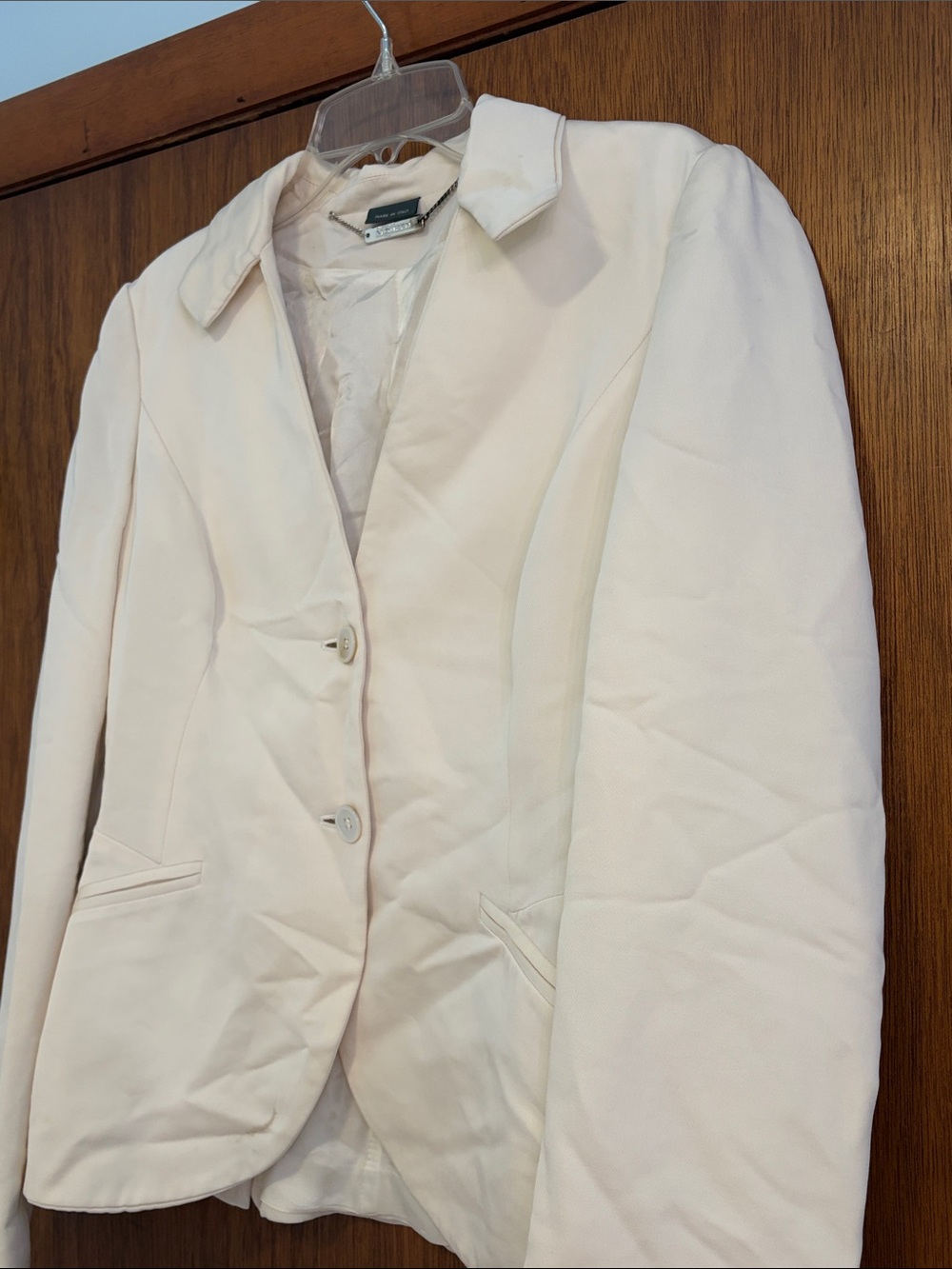 Alexander McQueen Ivory Cream Tailored Blazer Jacket Made in Italy Sz 40 - Picture 5 of 16